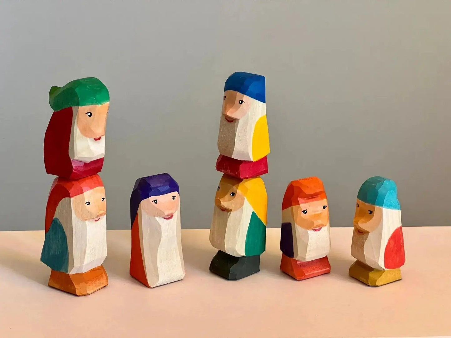 Wooden Gnomes Handcrafted Set For Educational Fun - ToylandEU™