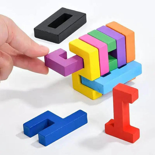 Wooden Math Logic Puzzle For All Ages Educational - ToylandEU™