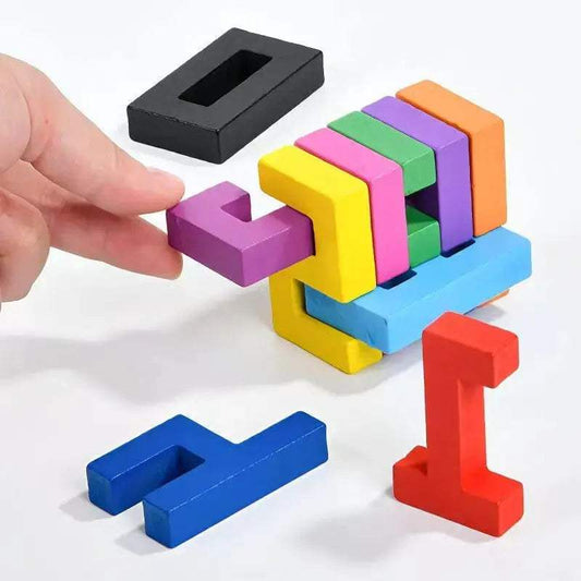 Wooden Math Logic Puzzle For All Ages Educational - ToylandEU™