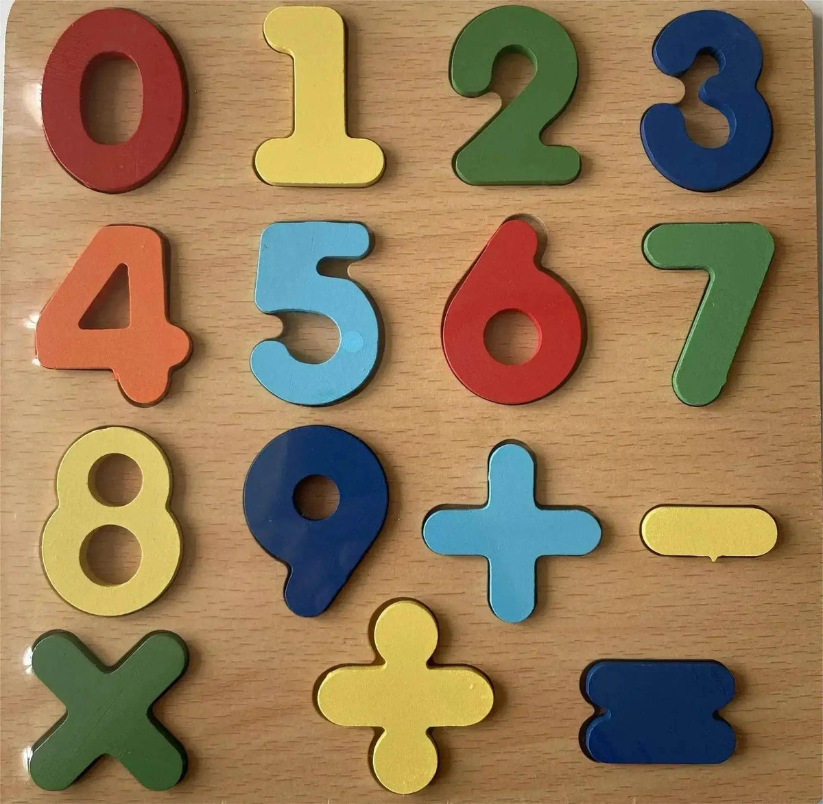 Montessori Alphabet Number Wooden Puzzle For Early Learning Colorful Educational Baby Toys - ToylandEU™