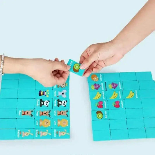 Montessori Farm Fruit Wooden Puzzle Toy For Toddlers 14 Months Plus Cognitive Learning - ToylandEU™