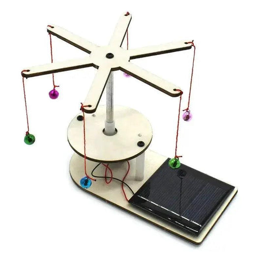 Wooden Solar Energy Conversion Model Kids Science Toy Technology Physics Kit Learning Educational Toys for Children - ToylandEU™
