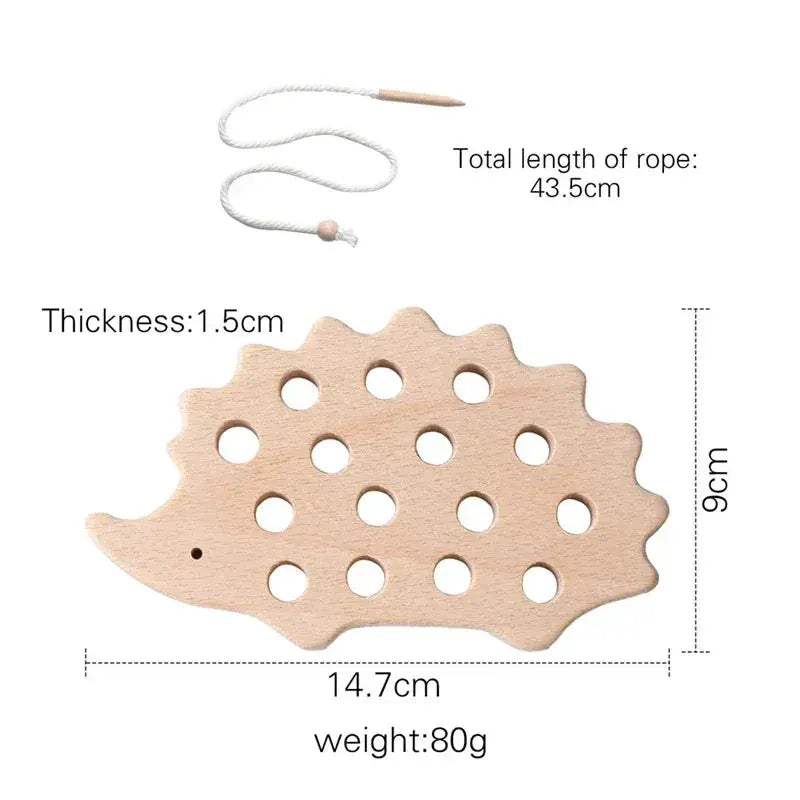 Wooden Stacking Blocks Montessori Toys For Kids Learning Fun - ToylandEU
