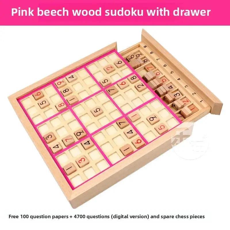 Wooden Sudoku Jiugongge Puzzle Develops Logic For Kids - ToylandEU™