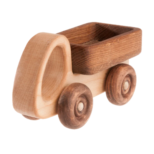 Wooden Toy Truck With Moving Wheels For Little Hands - ToylandEU
