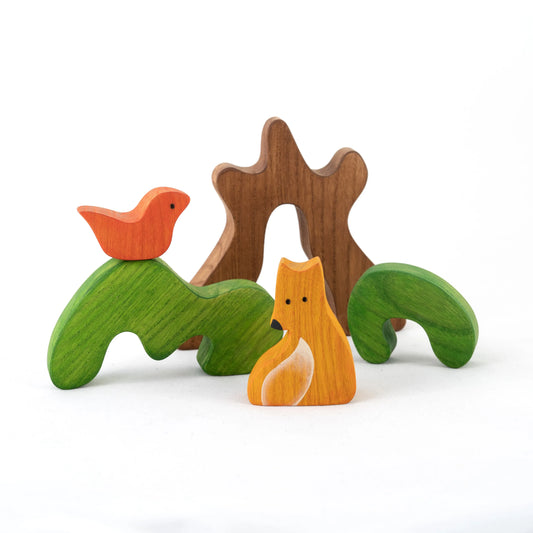 Wooden Tree Puzzle For Toddlers Builds Fine Motor Skills - ToylandEU