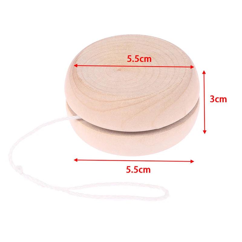 Wooden Yoyo Toy | Mini Round Size | Toylandeu™