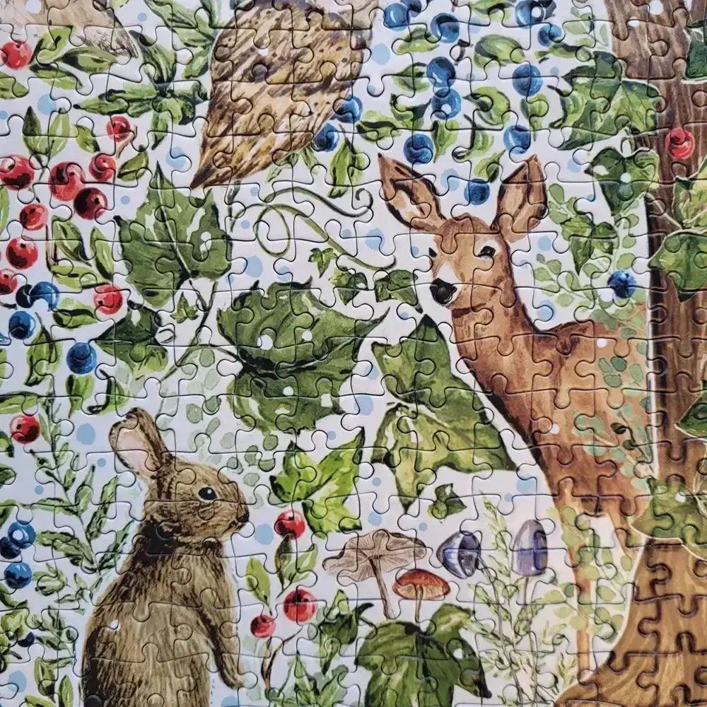 Woodland Wildlife Jigsaw Puzzle 1000 Pieces Cozy Winter - ToylandEU™