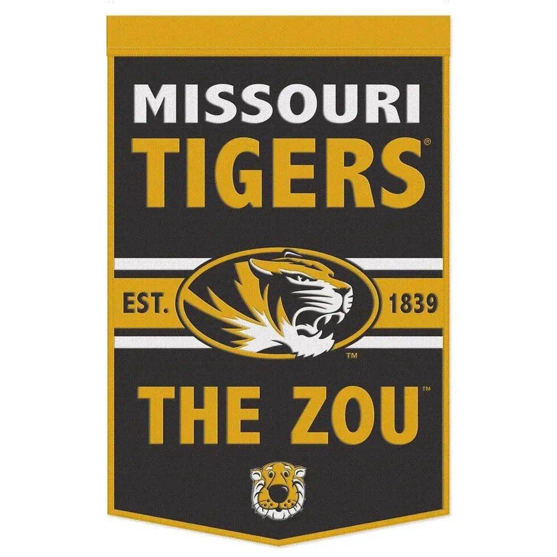 Missouri Tigers Wool Banner 24x38 Dynasty Slogan Design - ToylandEU™