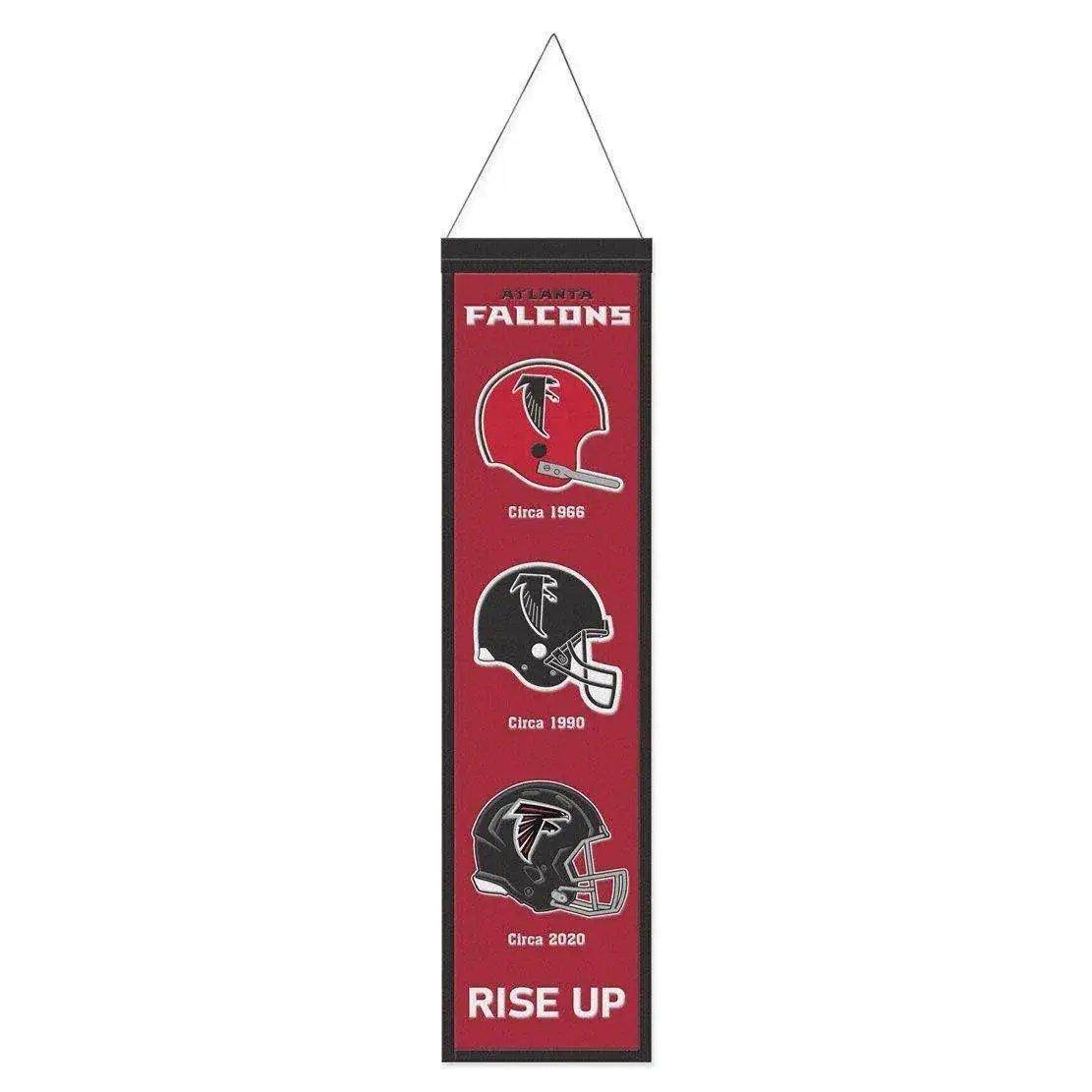 Atlanta Falcons Wool Banner 8x32 Heritage Evolution Design - ToylandEU™