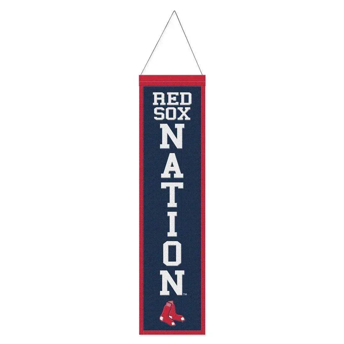 Boston Red Sox Wool Banner 8x32 Heritage Slogan Design - ToylandEU™