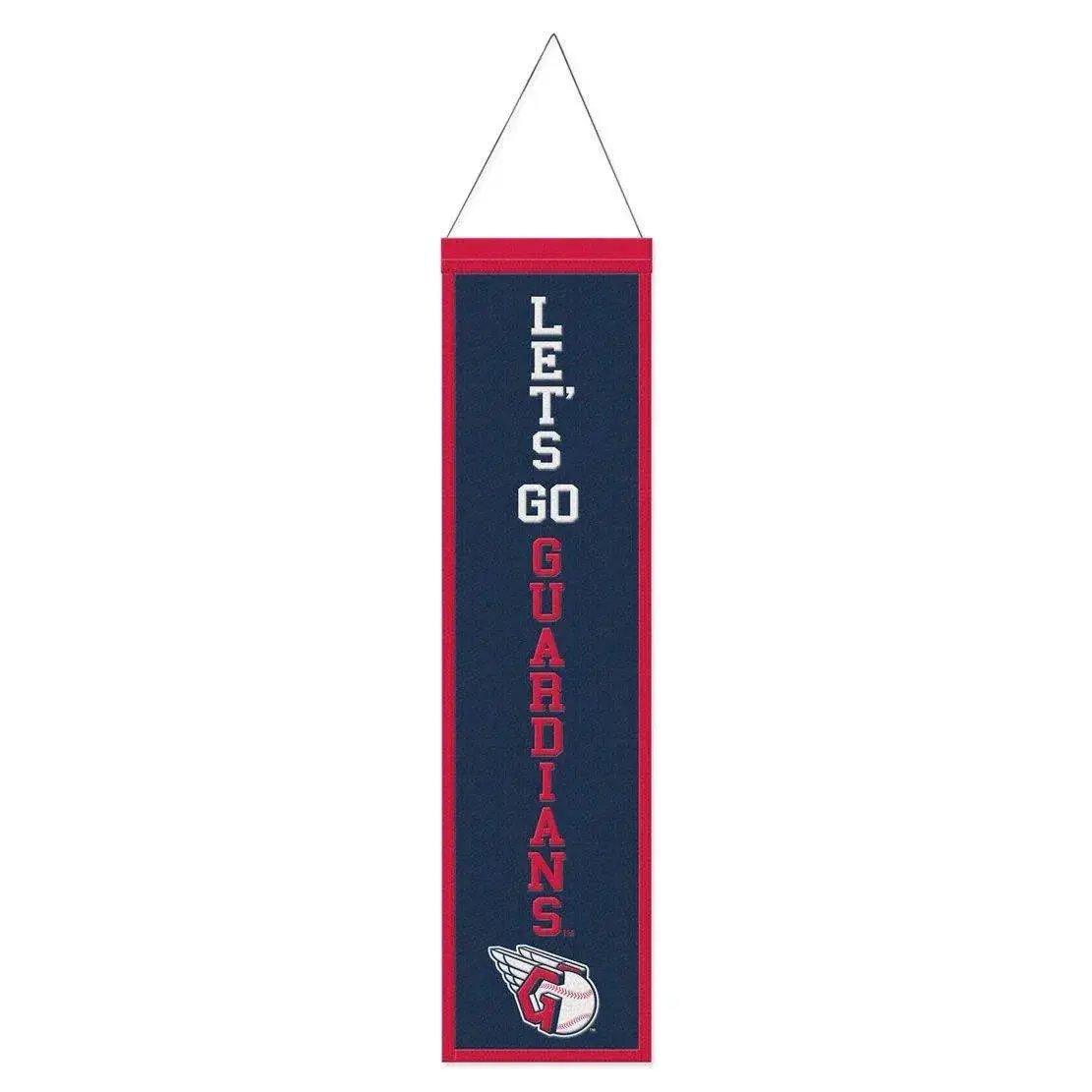 Cleveland Guardians Wool Banner 8x32 Heritage Slogan Design - ToylandEU™