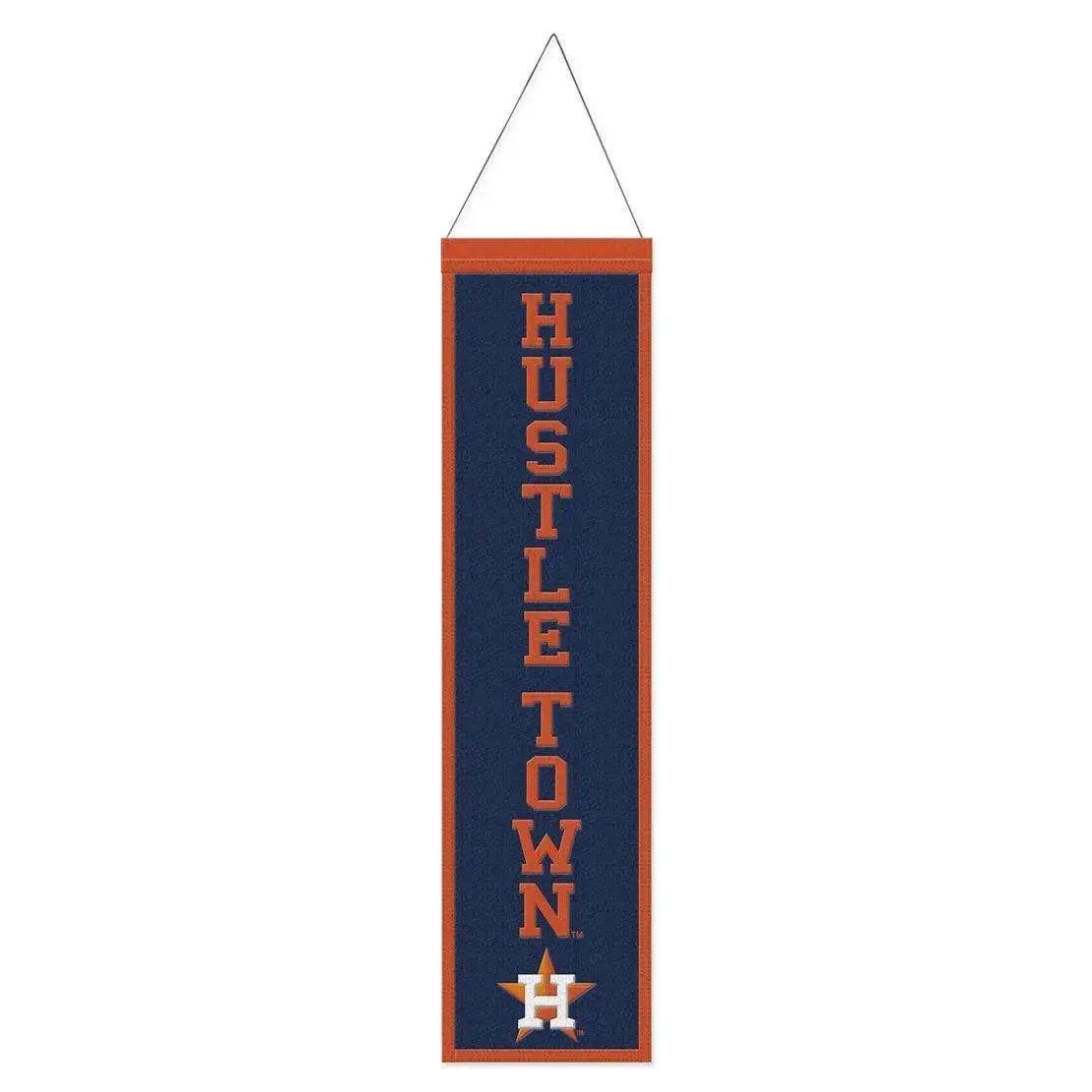 Houston Astros Wool Banner 8x32 Heritage Slogan Design - ToylandEU™
