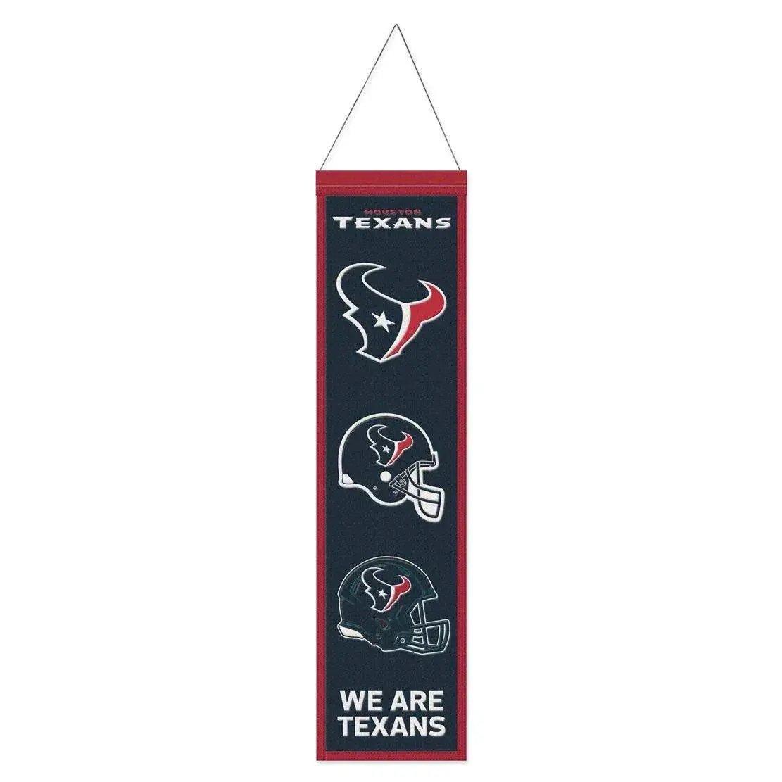 Houston Texans Wool Banner 8x32 Heritage Evolution Design - ToylandEU™