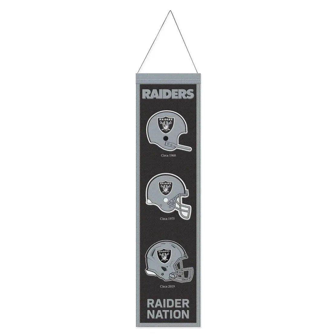 Las Vegas Raiders Wool Banner 8x32 Heritage Evolution - ToylandEU™