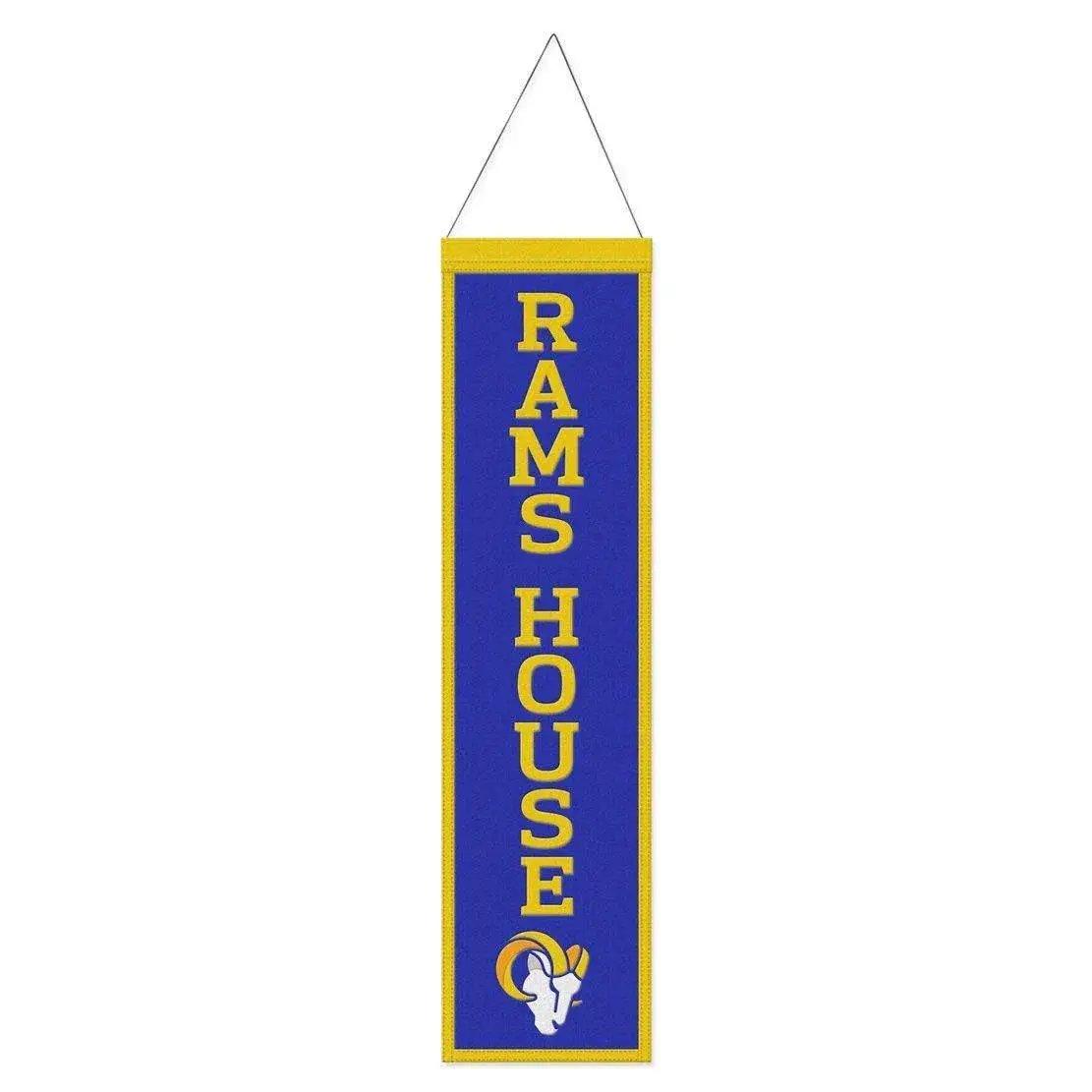 Los Angeles Rams Wool Banner 8x32 Heritage Slogan Design - ToylandEU™