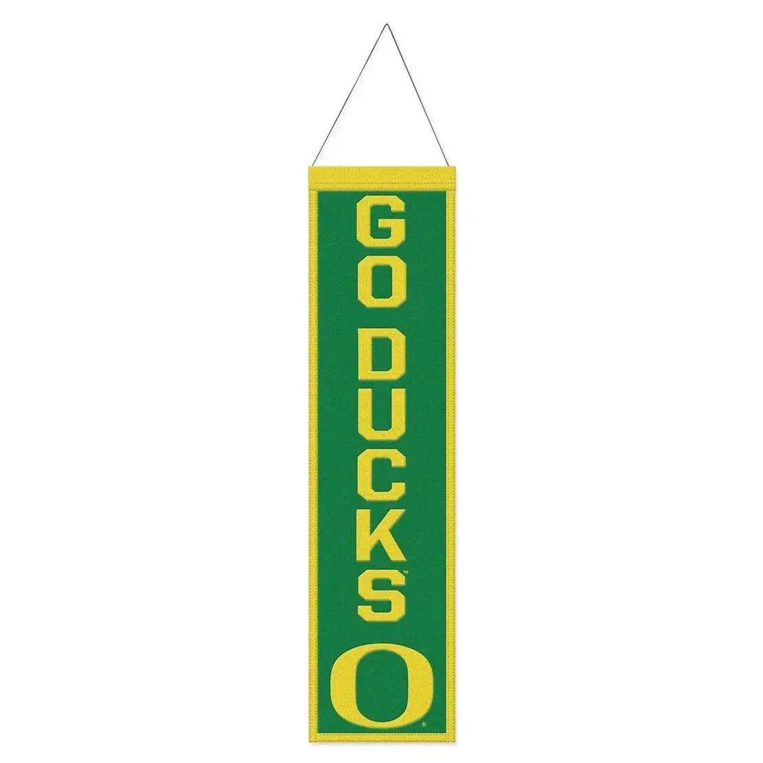 Oregon Ducks Wool Banner 8x32 Heritage Slogan Design - ToylandEU™