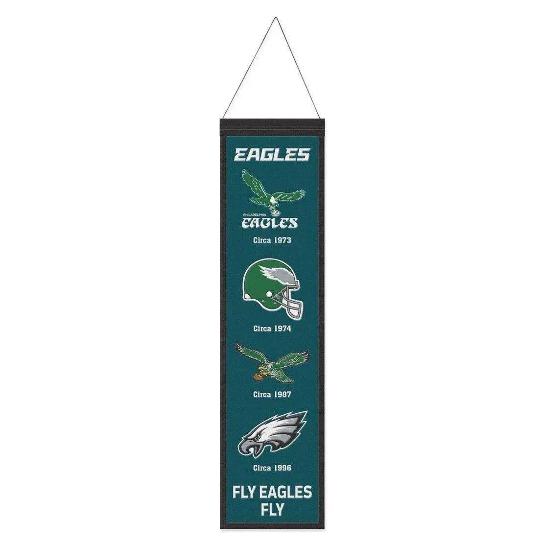 Philadelphia Eagles Wool Banner 8x32 Heritage Evolution - ToylandEU™