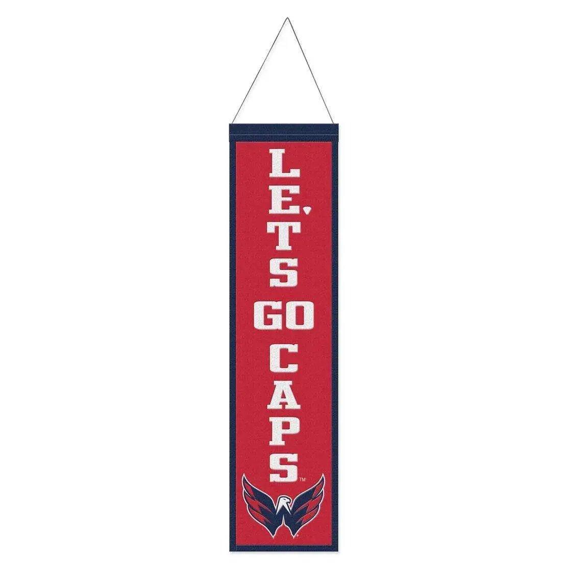 Washington Capitals Wool Banner 8x32 Heritage Slogan Design - ToylandEU™