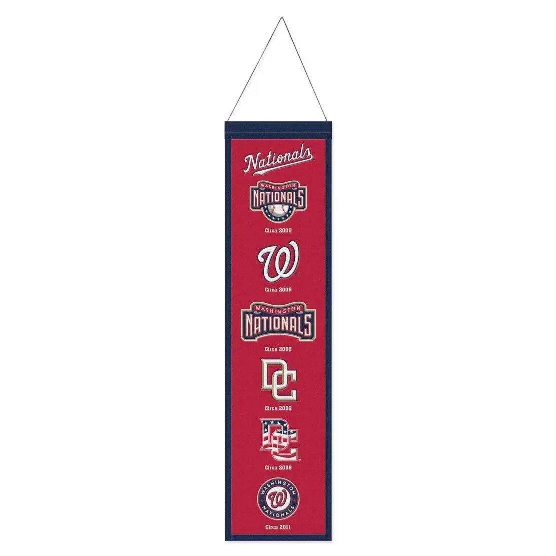 Washington Nationals Wool Banner 8x32 Heritage Design - ToylandEU™