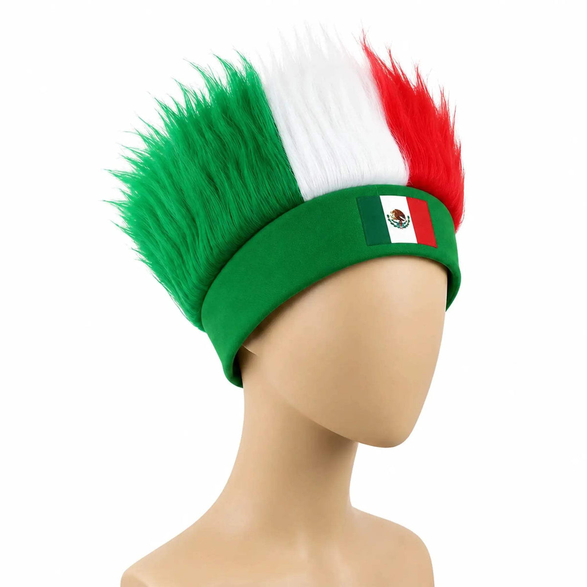 World Cup Wig With Team Logos And Flag Colors Premium - ToylandEU™
