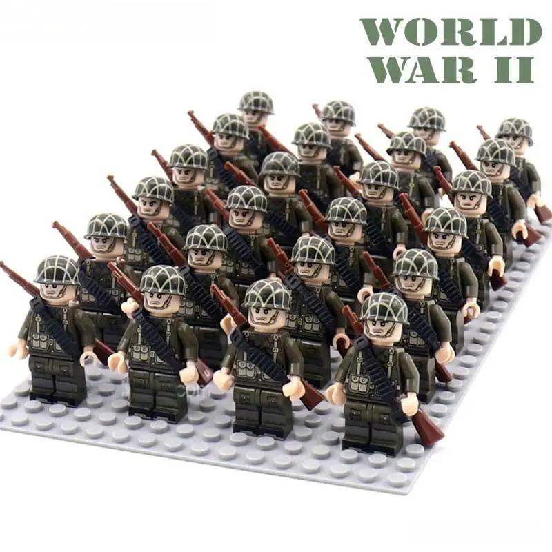 World War II American Soldiers Lego Minifigures 24 Pack - ToylandEU™