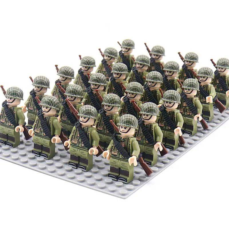 World War II American Soldier Lego Minifigures Set Edu - ToylandEU™