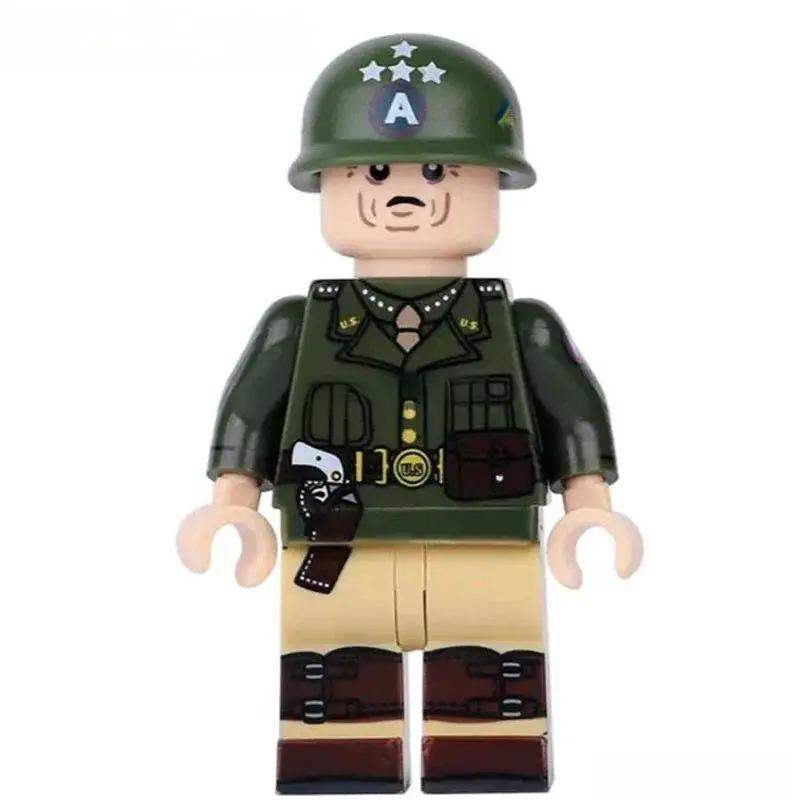 World War 2 General George S Patton Best Lego Minifigures Custom Toys - Minifigure Toys