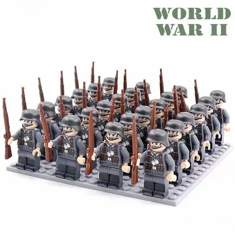 World War II German Soldiers Lego Minifigures Authentic - ToylandEU™