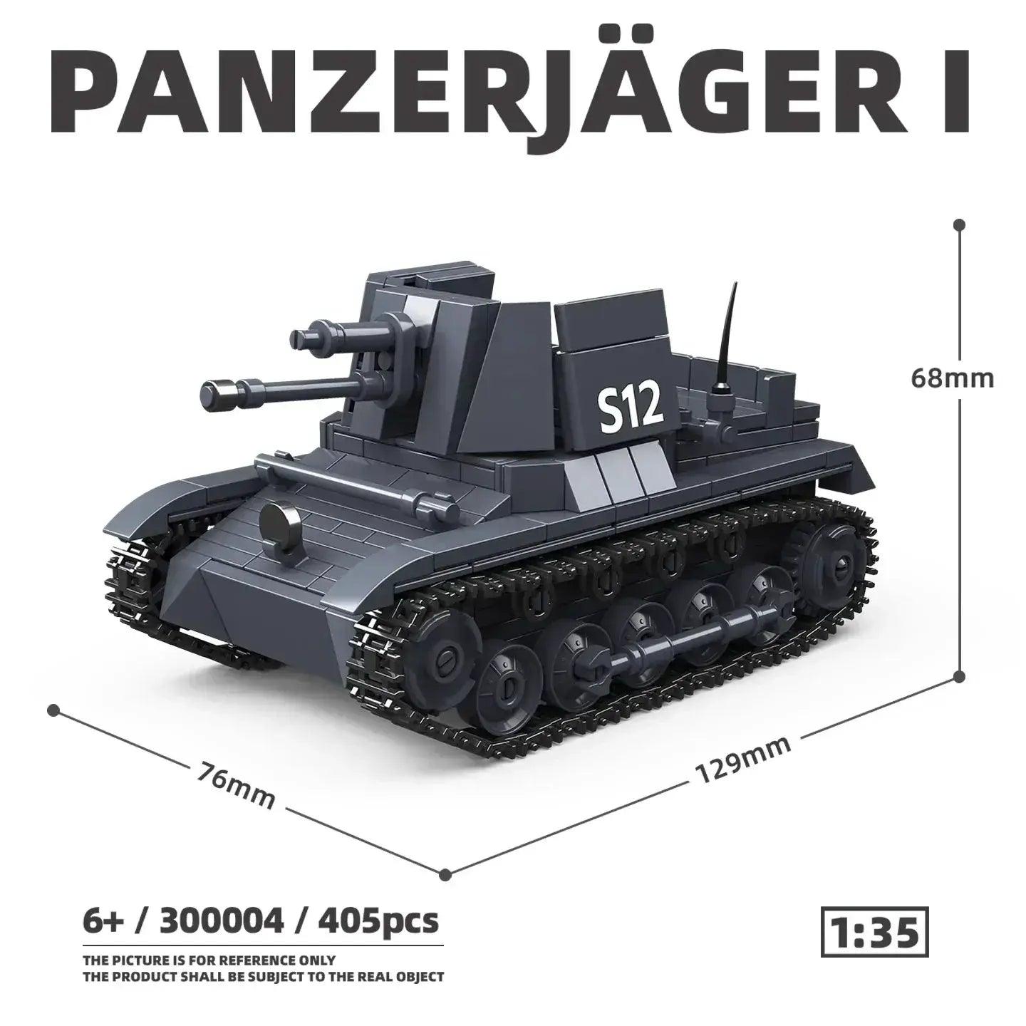 World War II Tank Model Building Blocks Compatible Lego - ToylandEU™