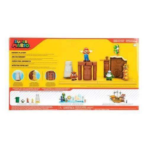 World Of Nintendo Desert Playset With Interactive Warp Pipe - ToylandEU