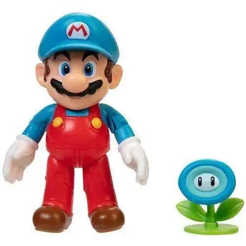 Nintendo Ice Mario 4-Inch Poseable Action Figure With Ice Flower - ToylandEU