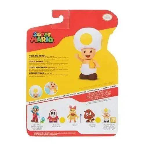 World Of Nintendo Toad Action Figure With Question Block - ToylandEU