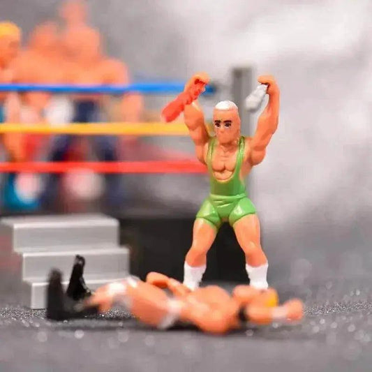 Wrestlers Playset Toys With Ring And Realistic Accessories - ToylandEU™