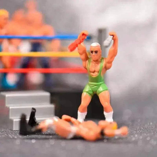 Wrestlers Playset Toys With Ring And Realistic Accessories - ToylandEU™