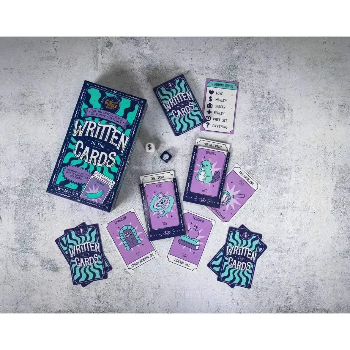 Written in the Cards Fortune Dice Card Game for Laughs - ToylandEU