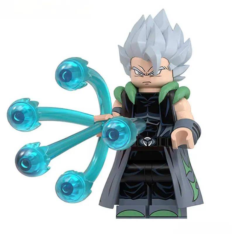 Xeno Gogeta Dragon Ball Z Super Lego Minifigures Best Custom Anime Toys 2 - Minifigure Toys