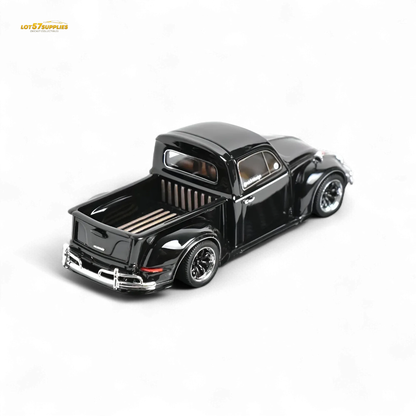 YM Model X Robert Design Volkswagen Beetle Pickup Truck FUSCUP in Black 1:64 Limited to 499 Pcs - ToylandEU