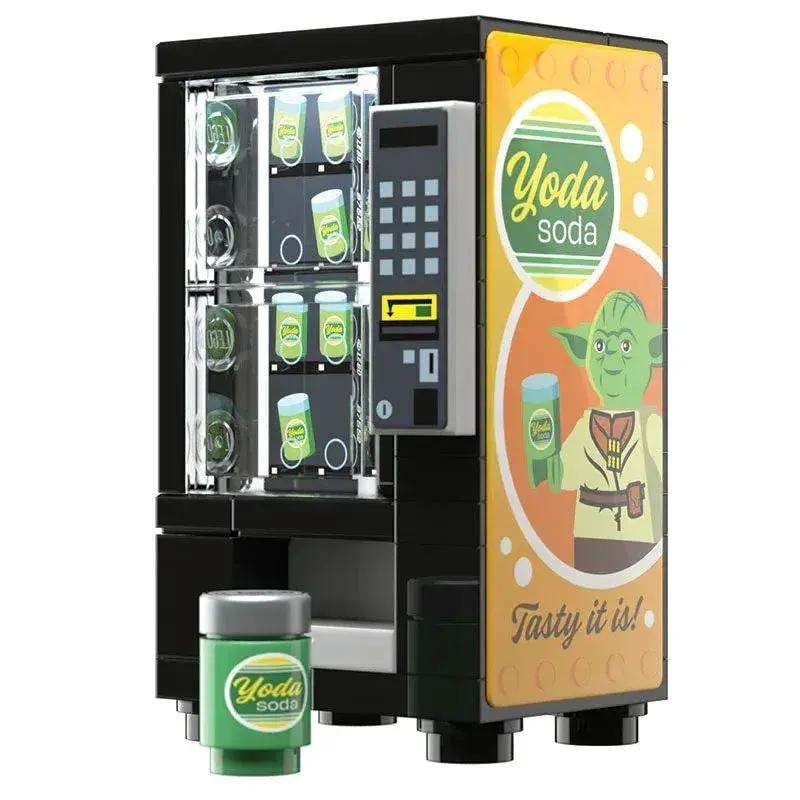 Yoda Soda Vending Machine Building Set made using LEGO parts - ToylandEU