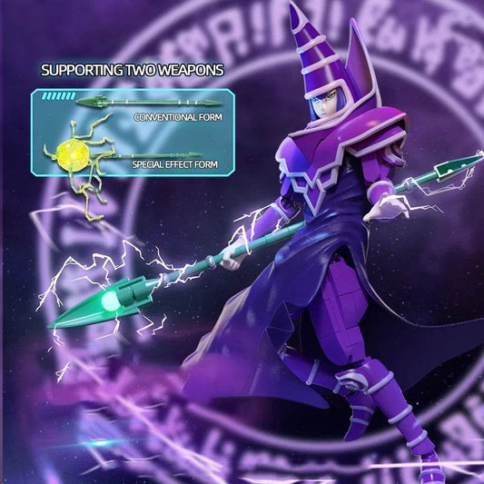 Yu-Gi-Oh Dark Magician Model Building Blocks Classic Card Game Figures DIY Assembly Toys For Kids Gifts - ToylandEU