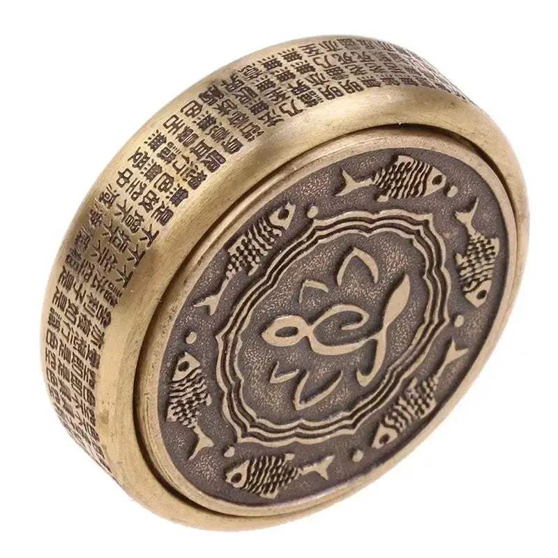 Zen Buddha Fidget Spinner Copper Stress Relief Desk Toy - ToylandEU