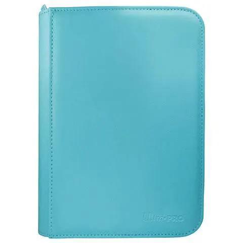 Vivid 4 Pocket Zippered PRO Binder Light Blue Trading Cards - ToylandEU™