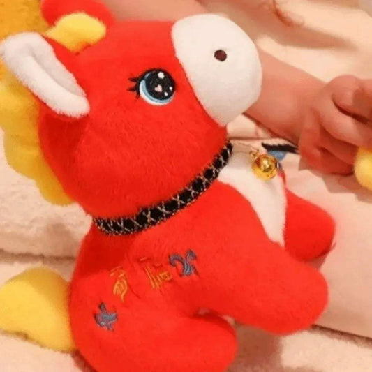 Zodiac Horse Plush Doll Embroidered New Year Charm 2026 - ToylandEU™