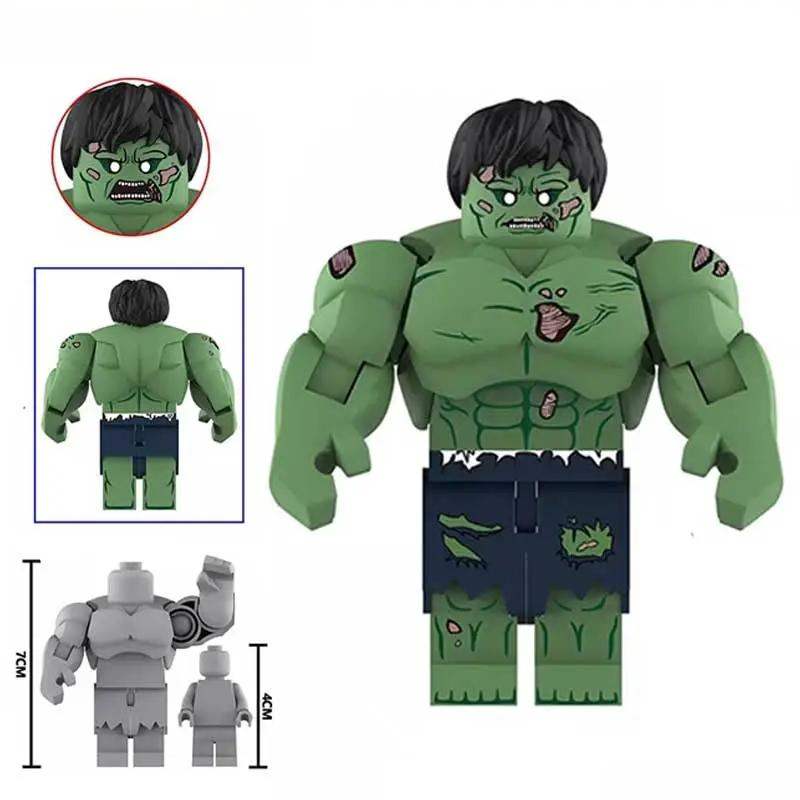 Zombie Hulk Lego Minifigure For Dioramas Collectible - ToylandEU™