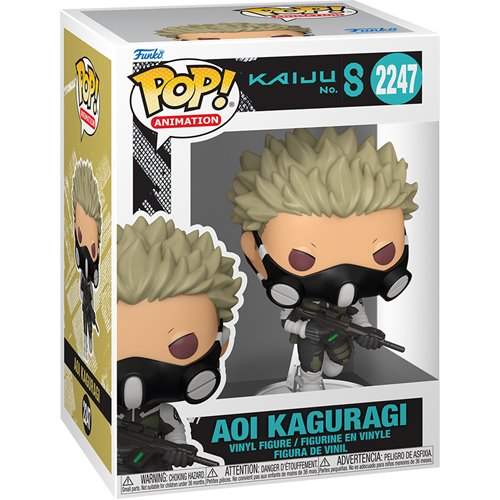 Kaiju No 8 Vinyl Figure | Aoi Kaguragi | 4 5 Inch Pop | Official Collectible