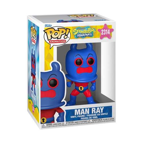 Funko Pop Figure | SpongeBob Man Ray | Collectible Vinyl | 3 Inch