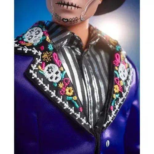 Barbie Día De Muertos Doll With Colorful Sugar Skull Dress - ToylandEU