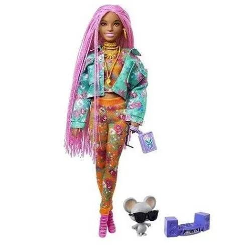 Barbie Extra Doll With Bold Fashion And Pet Companions - ToylandEU