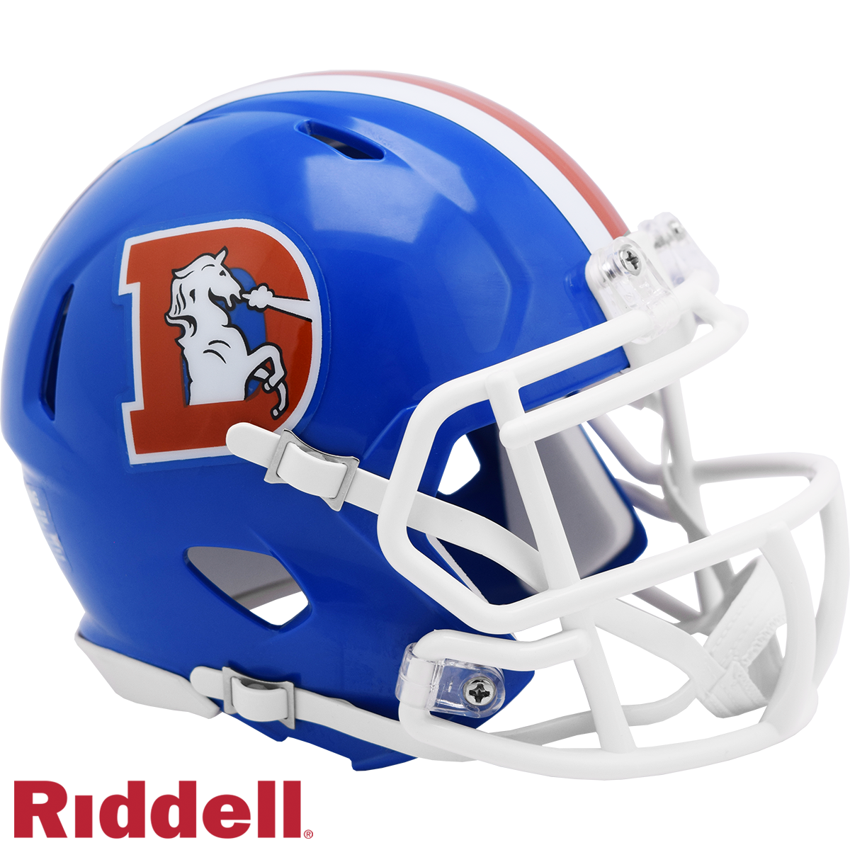 Denver Broncos Helmet Riddell Replica Mini Speed Style 1975-1996 T/B Periodic Restock