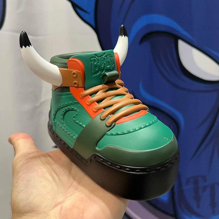 Vinyl Art Toy | TMNT Mikey Orange | Bull Airs Collectible | 4x5 Inch